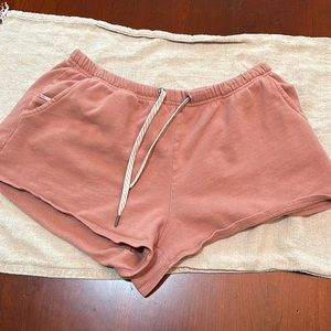 Vuori sweatshorts, women’s medium (organic cotton)